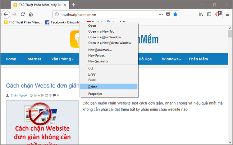 How to add, edit, delete, manage bookmarks in Firefox Picture 10