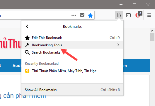 How to add, edit, delete, manage bookmarks in Firefox Picture 5