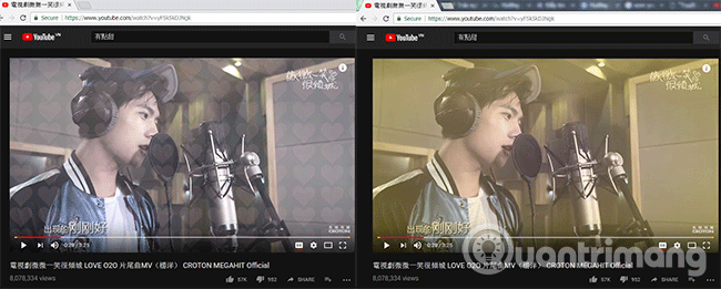 How to add effects, turn on Dark mode, remove ads and delete black space when watching YouTube Picture 5