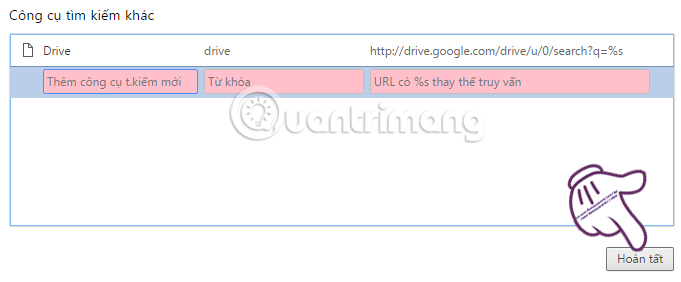 How to add Google Drive search to Google Chrome browser Picture 4