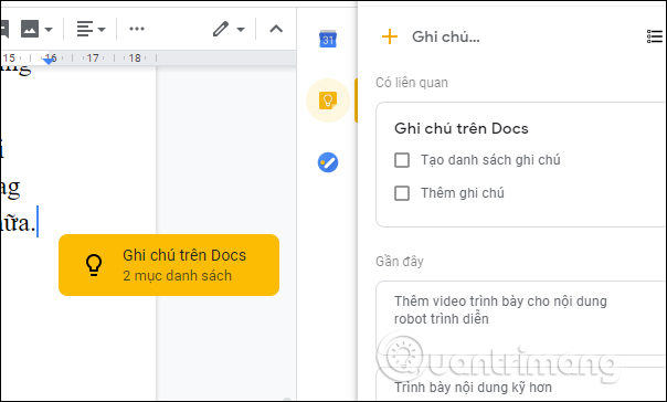 How to add Google Keep notes to Google Docs Picture 7