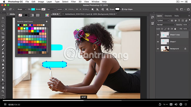 How to add interesting graphics to images posted on social networks in Photoshop Picture 6