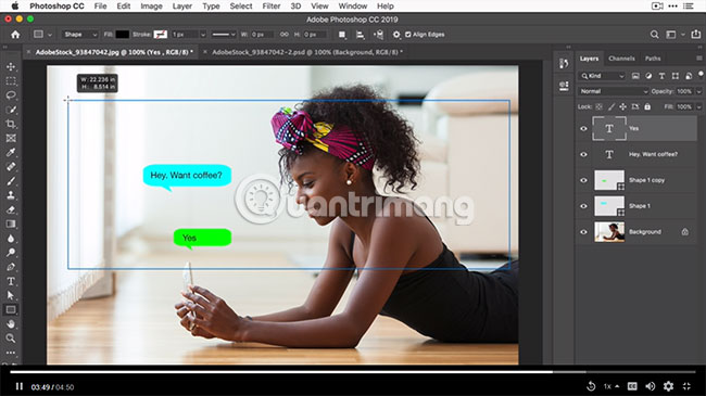 How to add interesting graphics to images posted on social networks in Photoshop Picture 7