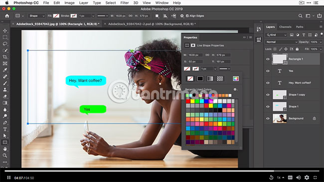 How to add interesting graphics to images posted on social networks in Photoshop Picture 8