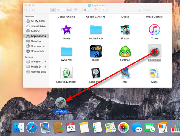 how do you put google drive app for mac on dock