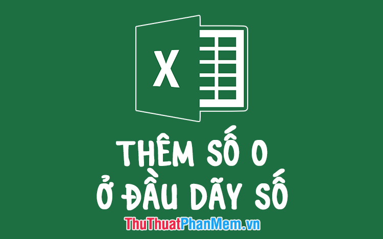 How to add leading zeros to numbers in Excel Picture 1