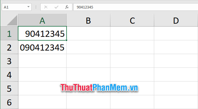 How to add leading zeros to numbers in Excel Picture 2