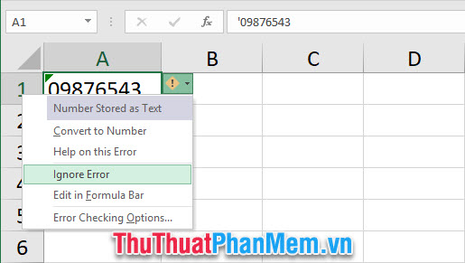How to add leading zeros to numbers in Excel Picture 7