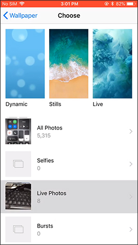 How to add Live Photos to iPhone does not support Picture 6