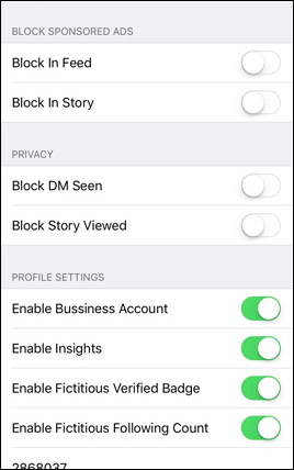How to add many Instagram customizations on iPhone Picture 3