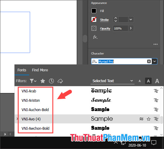 How to add more fonts to Illustrator Picture 4