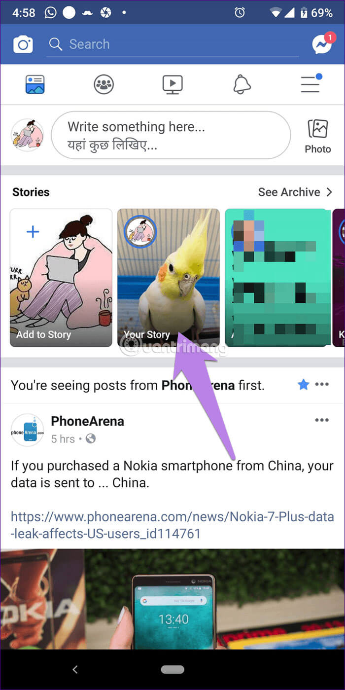 How to add multiple photos to Facebook and Messenger Story Picture 2