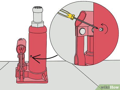 How to Add Oil to a Hydraulic Jack Picture 5