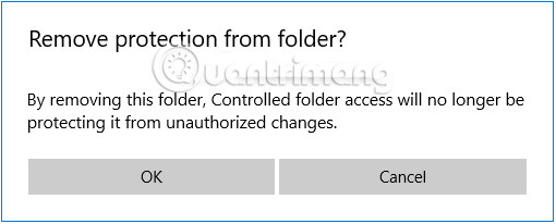 How to add or remove a protected folder in Controlled Folder Access on Windows 10 Picture 10