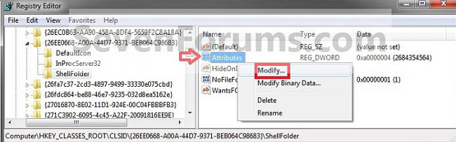 How to add or remove Control Panel from Navigation Pane on Windows 7 Picture 9