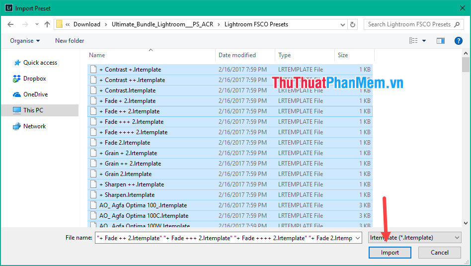 How to add Presets to Lightroom Picture 6