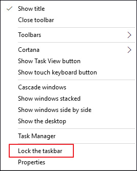 How to add Quick Launch bar in Windows 10 Picture 4