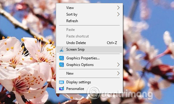 How to add Screen Snip to Windows 10 right-click menu Picture 6