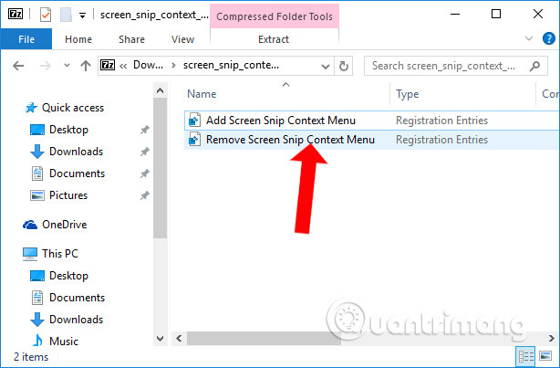 How to add Screen Snip to Windows 10 right-click menu Picture 7