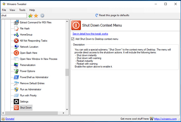 How to add Shutdown to the right-click menu on Windows 10 Picture 4