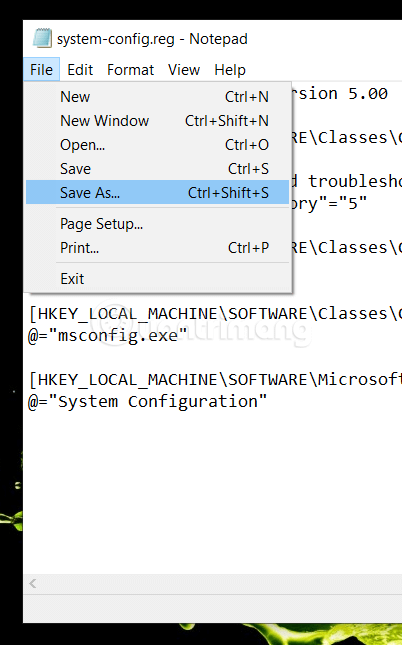 How to add System Configuration (msconfig) to Control Panel Picture 2