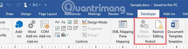 How to add the Developer tab to the Ribbon in Microsoft Word Picture 7