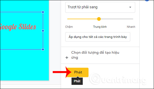 How to add transitions in Google Slides Picture 4