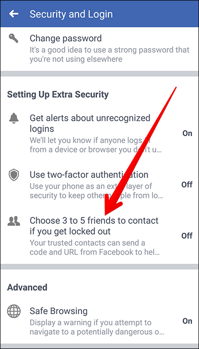 How to add trusted friends to Facebook on iPhone, Android Picture 11