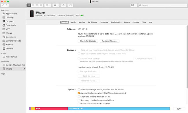 How to add videos to iOS devices in macOS Catalina Picture 2