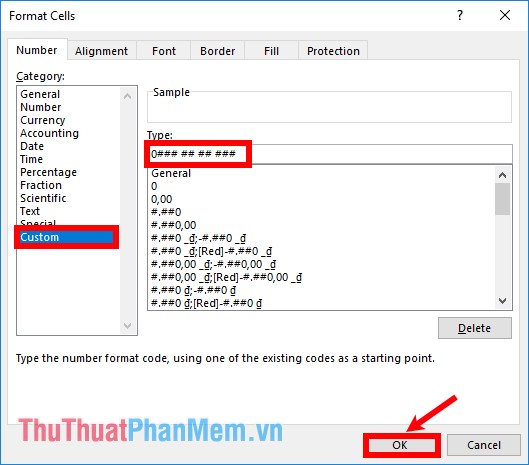 How to add zeros to phone numbers in Excel Picture 13