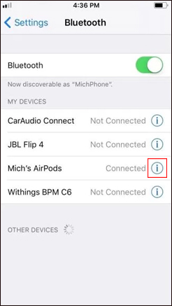 How to adjust AirPods on iOS 11 Picture 3