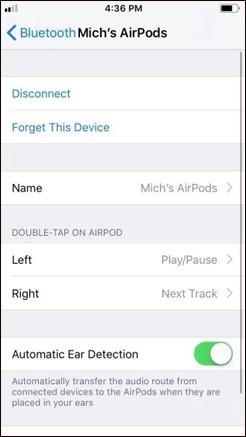 How to adjust AirPods on iOS 11 Picture 4