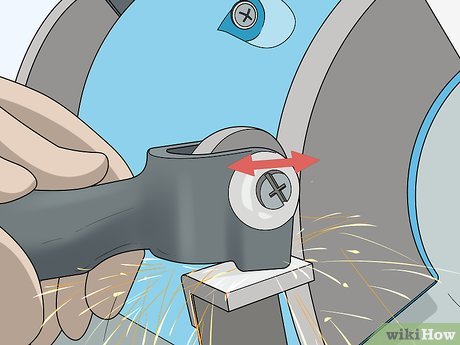 How to Adjust an Abrasive Stone on a Bench Grinder Picture 10