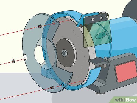 How to Adjust an Abrasive Stone on a Bench Grinder Picture 14