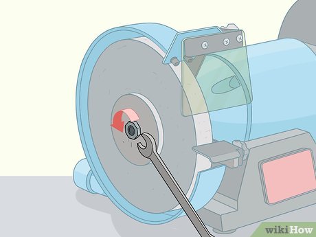 How to Adjust an Abrasive Stone on a Bench Grinder Picture 18