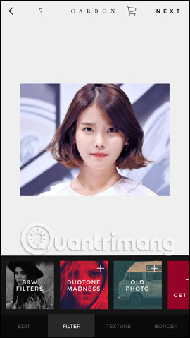 How to adjust black and white artwork on iPhone Picture 10