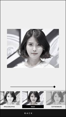 How to adjust black and white artwork on iPhone Picture 12