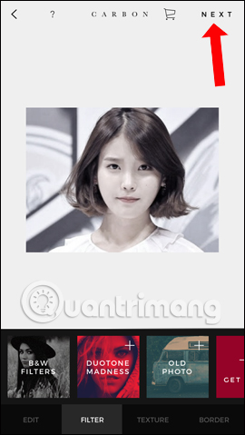 How to adjust black and white artwork on iPhone Picture 16