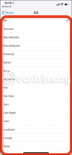 How to adjust Equalizer on iPhone and iPad Picture 3