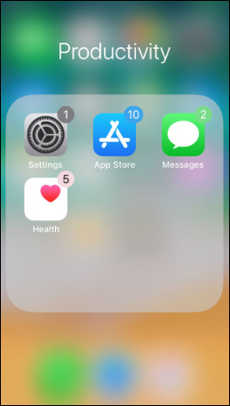 How to adjust notification number on iPhone application icon Picture 3