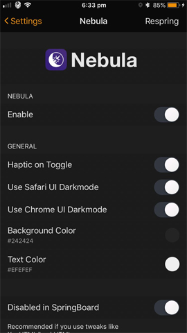 How to adjust the dark Safari interface on iPhone Picture 2