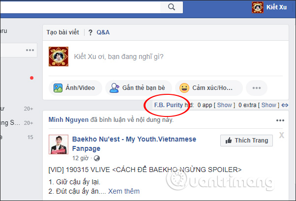 How to adjust the interface, hide Facebook ads Picture 2
