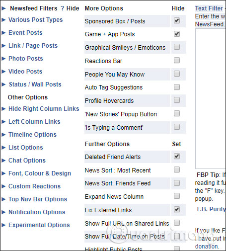 How to adjust the interface, hide Facebook ads Picture 3