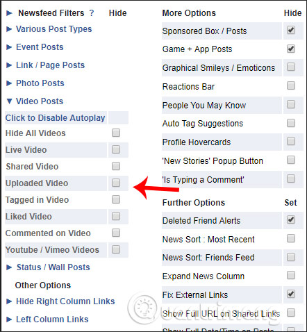 How to adjust the interface, hide Facebook ads Picture 4