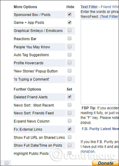 How to adjust the interface, hide Facebook ads Picture 5