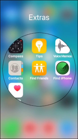 How to adjust the iPhone folder interface Picture 7