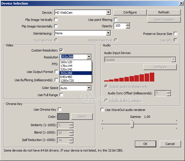 How to adjust the location of the webcam when Live Stream Video on Facebook Picture 3