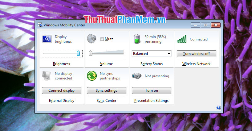 Picture 5 of How to adjust the screen brightness of Windows 7 on computers and laptops