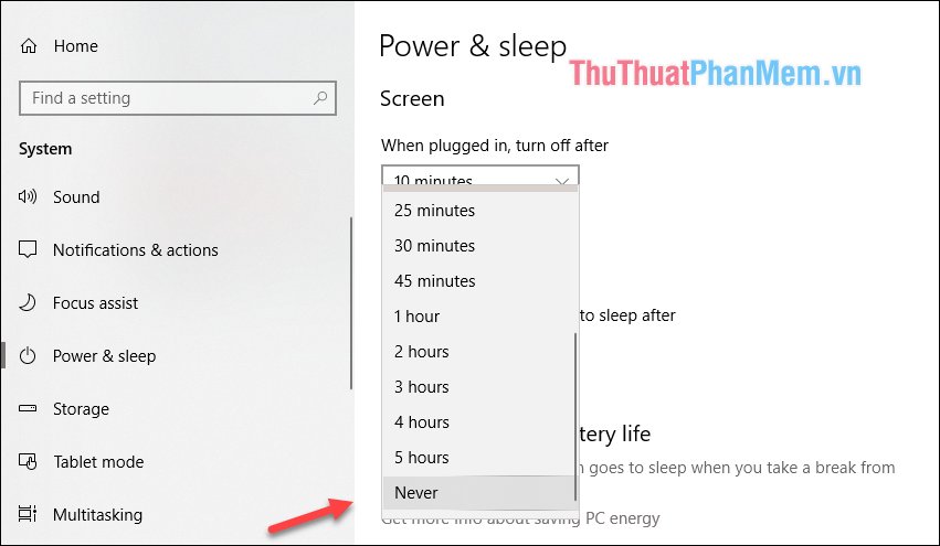 How to adjust the sleep time Windows 10, 7 Picture 3