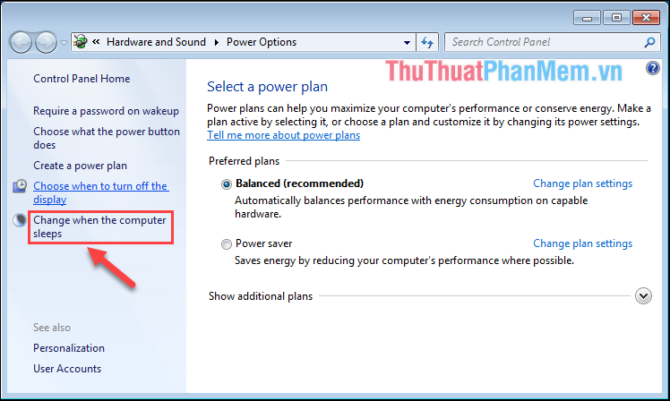 How to adjust the sleep time Windows 10, 7 Picture 5